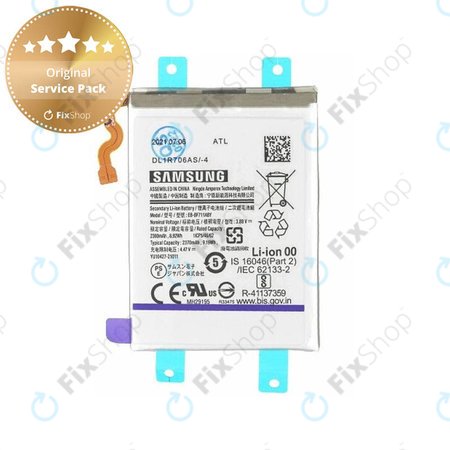 Samsung Galaxy Z Flip 3 F711B - Akkumulátor EB-BF711ABY 2370mAh - GH82-26270A, GH82-26255A Genuine Service Pack